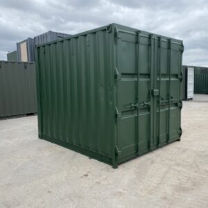 10ft High Cube Shipping Container – Olive Drab Green