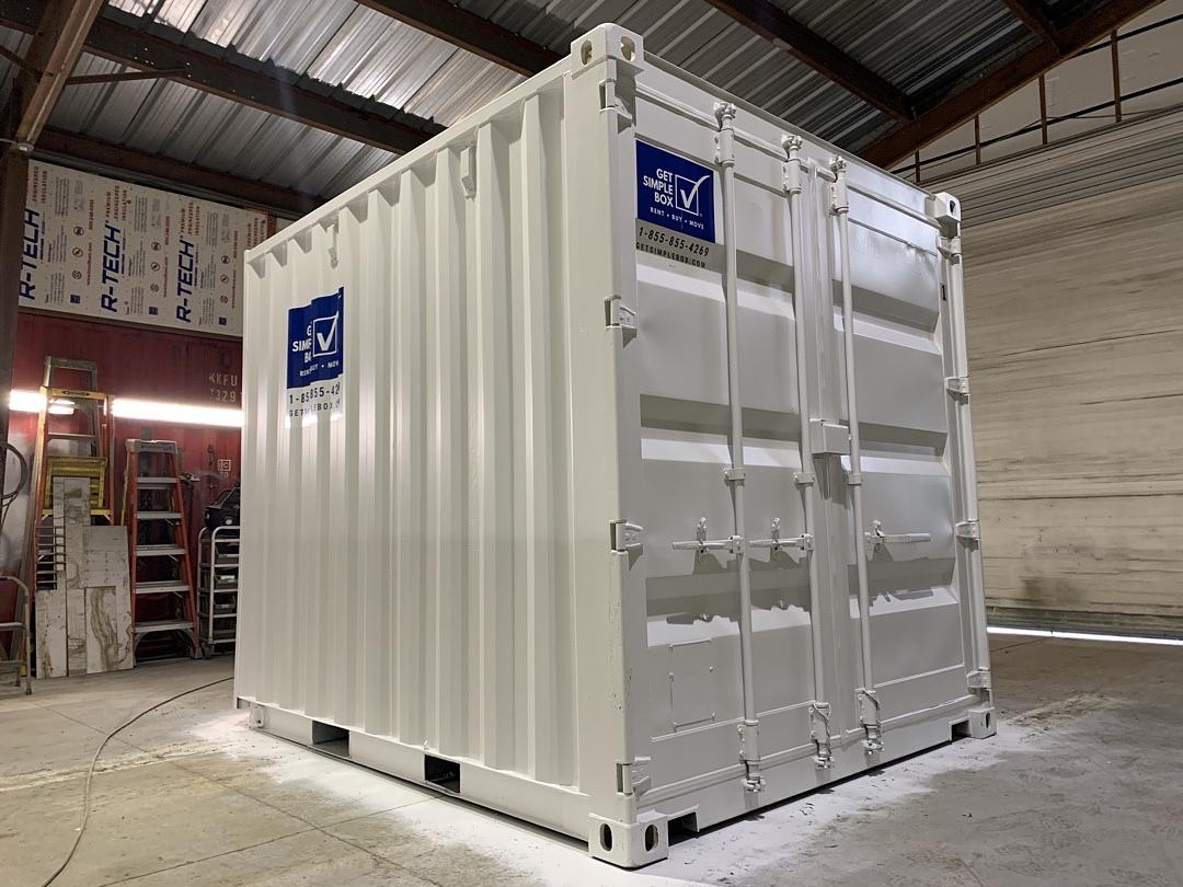 10ft One-Trip High Cube Shipping Container – White - Image 4