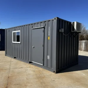 20ft High-Cube Office/Studio Container – Plug-and-Play Shell