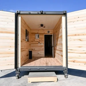 40 ft Shipping Container Cabin with Bathroom
