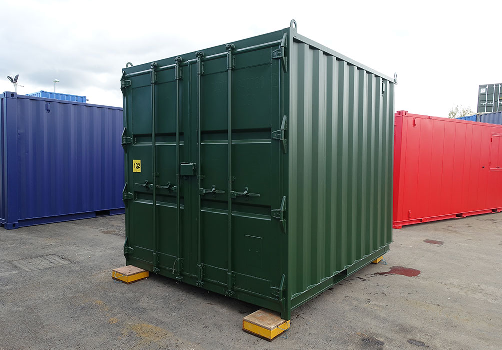 10ft High Cube Shipping Container – Olive Drab Green - Image 5