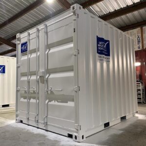 10ft One-Trip High Cube Shipping Container – White