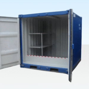 8ft Raised Bunded Store – Compact Hazardous Material Storage
